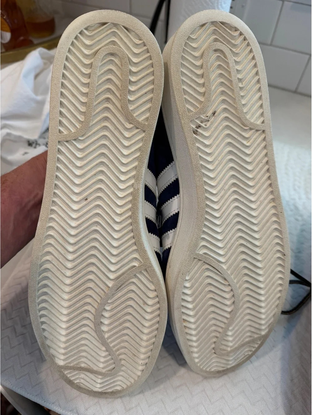 Adidas Campus Men's Sneakers Navy Blue Suede Size 9